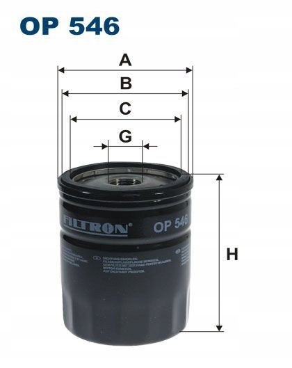 Filtron OP 546 Filtr oleju
