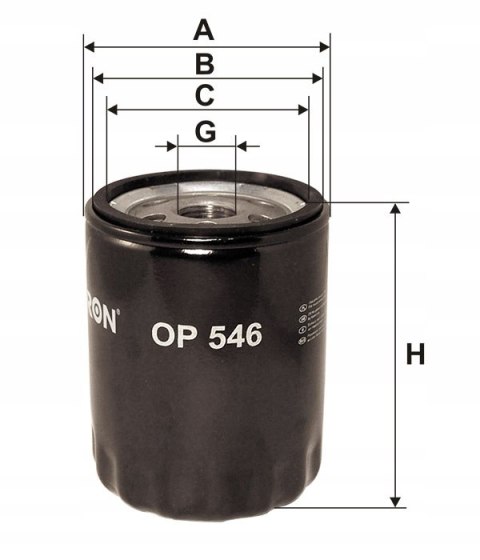 Filtron OP 546 Filtr oleju