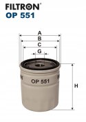 Filtron OP 551 filtr oleju