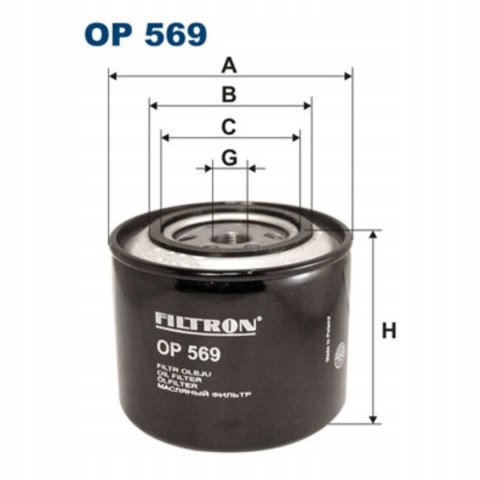 Filtron OP 569 Filtr oleju