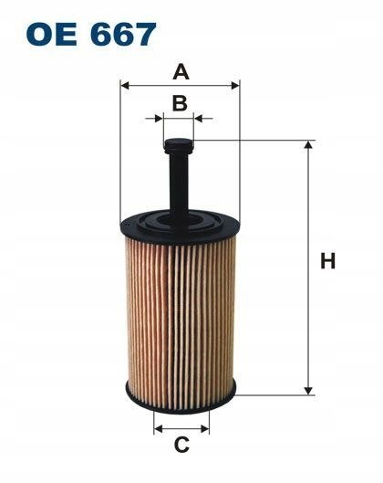 Filtron OE 667 Filtr oleju