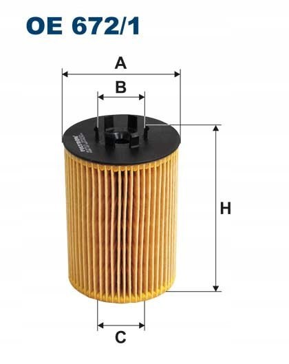 Filtron OE 672/1 Filtr oleju