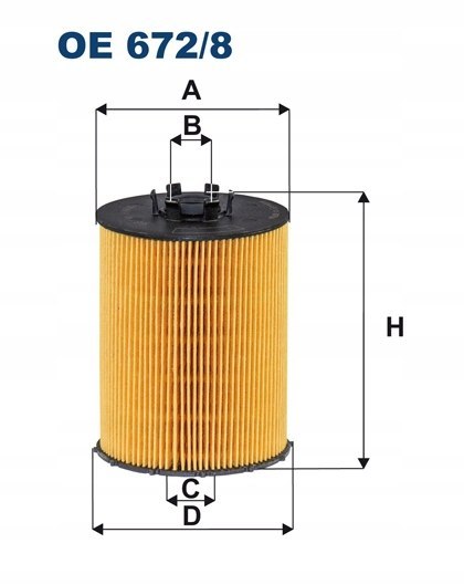Filtron OE 672/8 Filtr oleju