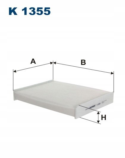 Filtron K 1355 Filtr, wentylacja przestrzeni pasażerskiej