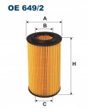 Filtron OE 649/2 Filtr oleju