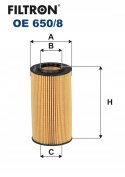 Filtron OE 650/8 Filtr oleju