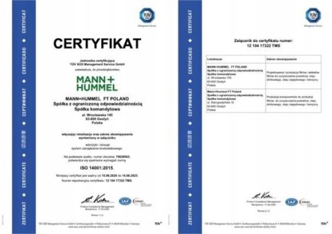 FILTR KABINOWY FILTRON K 1237 K1237