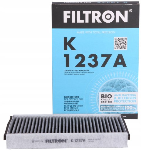 Filtron K 1237A Filtr, wentylacja przestrzeni pasażerskiej