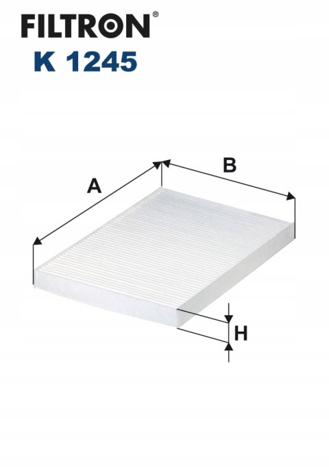 Filtron K 1245 Filtr, wentylacja przestrzeni pasażerskiej