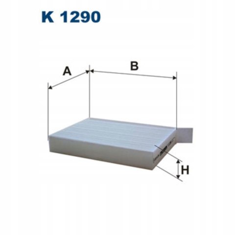 Filtron K 1290 Filtr, wentylacja przestrzeni pasażerskiej