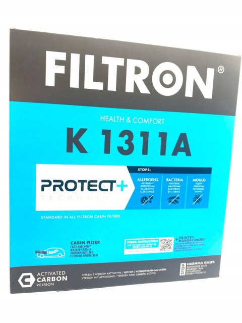 Filtron K 1311A Filtr, wentylacja przestrzeni pasażerskiej