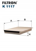 Filtron K 1117 Filtr, wentylacja przestrzeni pasażerskiej