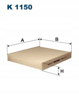 Filtron K 1150 Filtr, wentylacja przestrzeni pasażerskiej