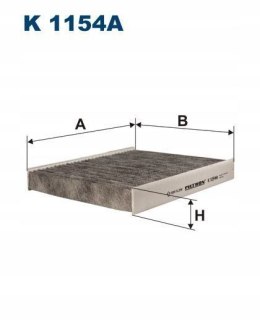 Filtron K 1154A Filtr, wentylacja przestrzeni pasażerskiej