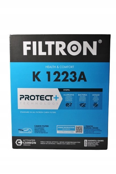Filtron K 1223A Filtr, wentylacja przestrzeni pasażerskiej