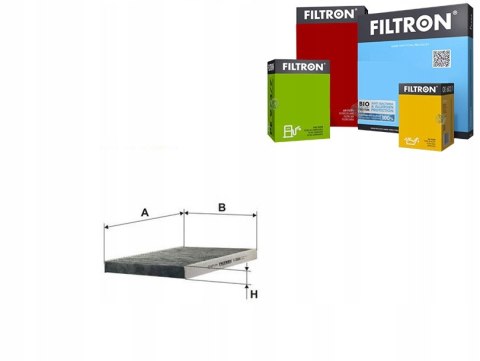 Filtron K 1006A Filtr, wentylacja przestrzeni pasażerskiej