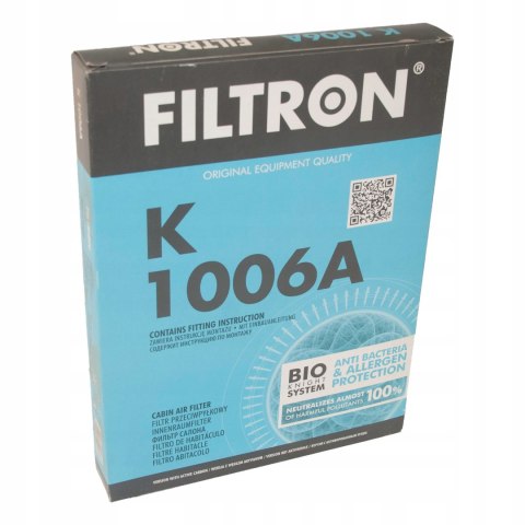 Filtron K 1006A Filtr, wentylacja przestrzeni pasażerskiej