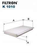 Filtron K 1010 Filtr, wentylacja przestrzeni pasażerskiej