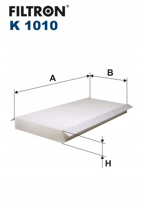 Filtron K 1010 Filtr, wentylacja przestrzeni pasażerskiej