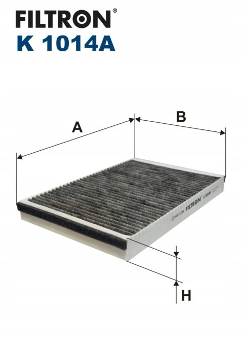 Filtron K 1014A Filtr, wentylacja przestrzeni pasażerskiej