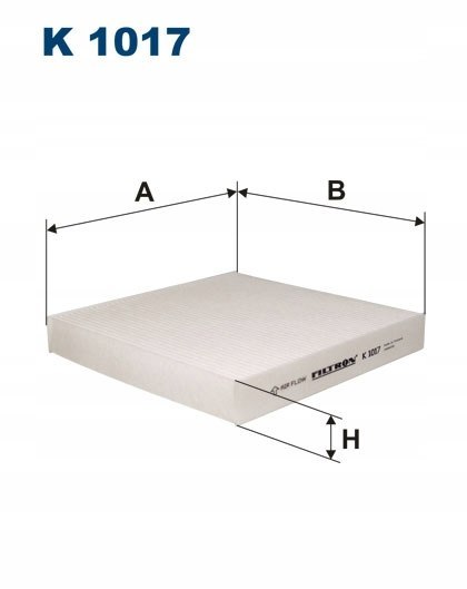 Filtron K 1017 Filtr, wentylacja przestrzeni pasażerskiej