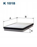 Filtron K 1018 Filtr, wentylacja przestrzeni pasażerskiej