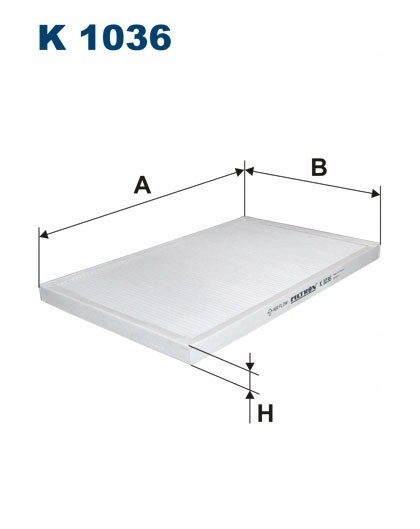 Filtron K 1036 Filtr, wentylacja przestrzeni pasażerskiej