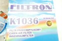 Filtron K 1036 Filtr, wentylacja przestrzeni pasażerskiej