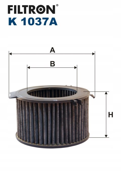 Filtron K 1037A Filtr, wentylacja przestrzeni pasażerskiej
