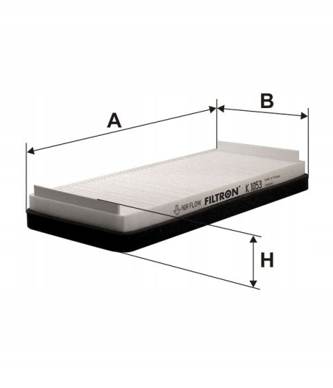 Filtron K 1053-2x Filtr, wentylacja przestrzeni pasażerskiej