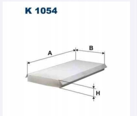 Filtron K 1054 Filtr, wentylacja przestrzeni pasażerskiej