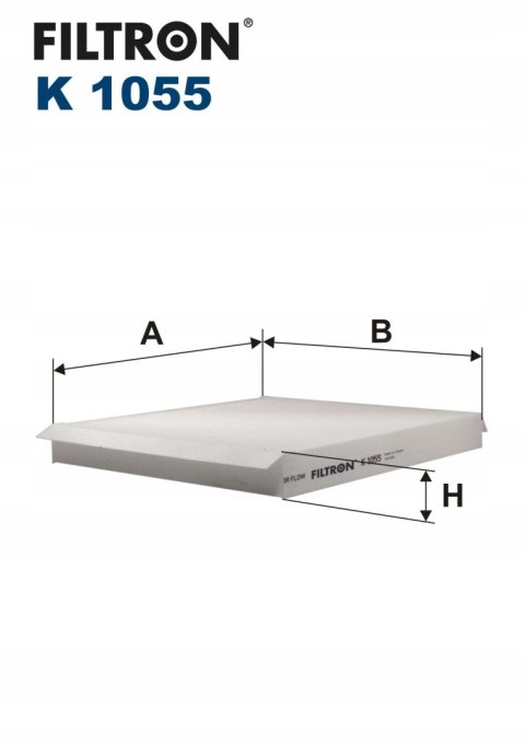 Filtron K 1055 Filtr, wentylacja przestrzeni pasażerskiej