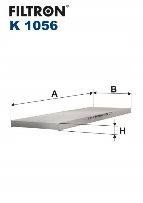 Filtron K 1056 Filtr, wentylacja przestrzeni pasażerskiej