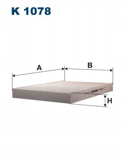 Filtron K 1078 Filtr, wentylacja przestrzeni pasażerskiej