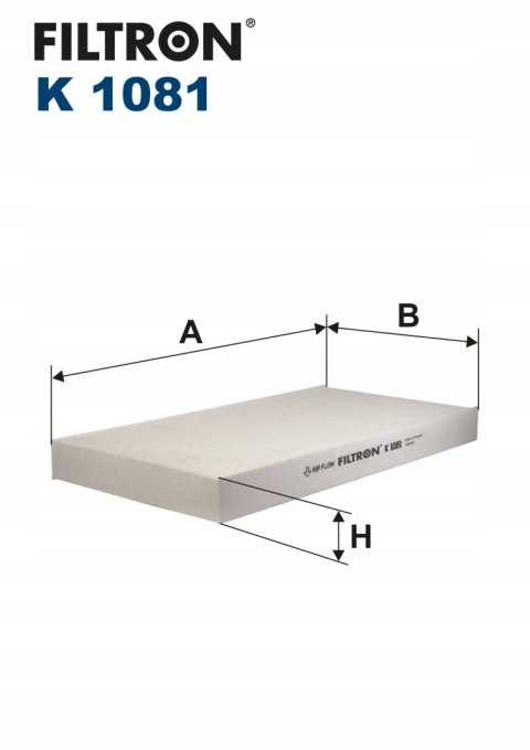 Filtron K 1081 Filtr, wentylacja przestrzeni pasażerskiej