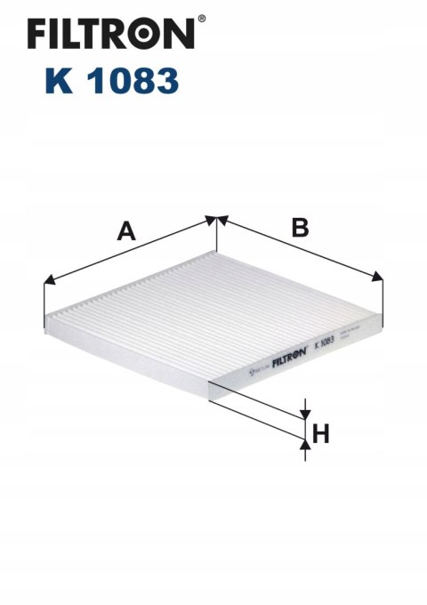 Filtron K 1083 Filtr, wentylacja przestrzeni pasażerskiej