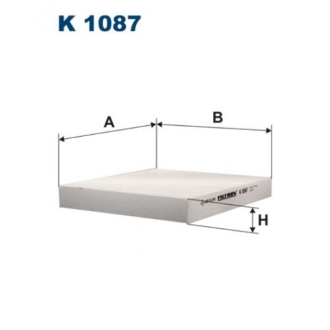 Filtron K 1087 Filtr, wentylacja przestrzeni pasażerskiej