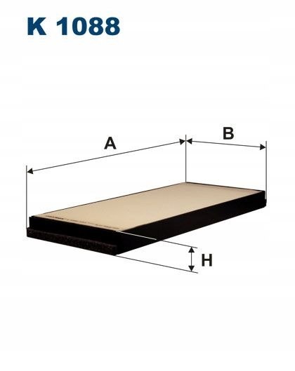 Filtron K 1088 Filtr, wentylacja przestrzeni pasażerskiej