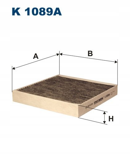 Filtron K 1089A Filtr, wentylacja przestrzeni pasażerskiej