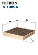 Filtron K 1089A Filtr, wentylacja przestrzeni pasażerskiej