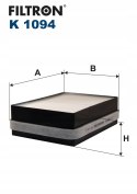 Filtron K 1094 Filtr, wentylacja przestrzeni pasażerskiej