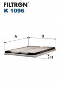 Filtron K 1096 Filtr, wentylacja przestrzeni pasażerskiej