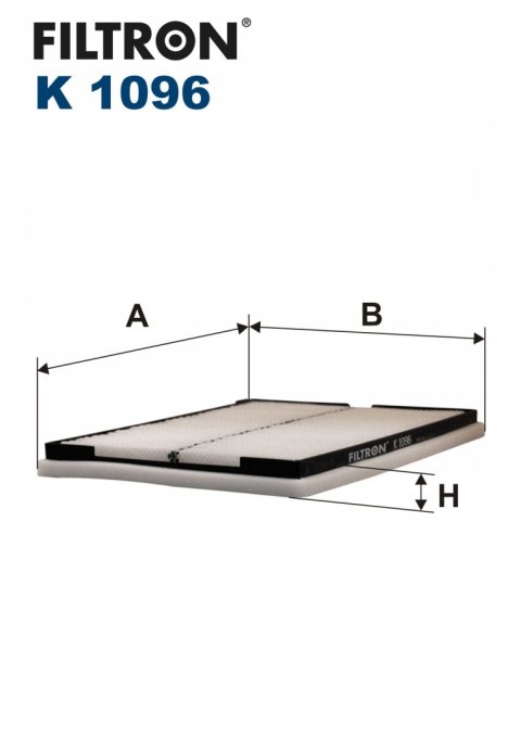 Filtron K 1096 Filtr, wentylacja przestrzeni pasażerskiej