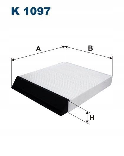 Filtron K 1097 Filtr, wentylacja przestrzeni pasażerskiej
