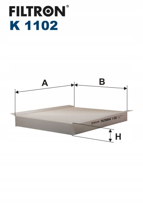 Filtron K 1102 Filtr, wentylacja przestrzeni pasażerskiej