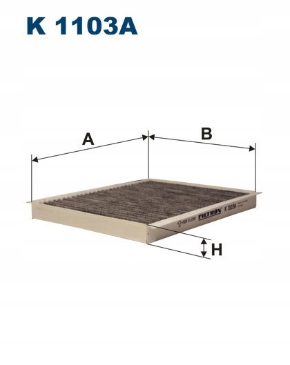 Filtron K 1103A Filtr, wentylacja przestrzeni pasażerskiej