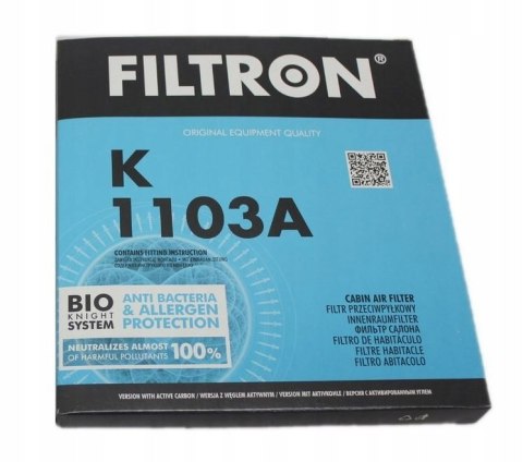 Filtron K 1103A Filtr, wentylacja przestrzeni pasażerskiej