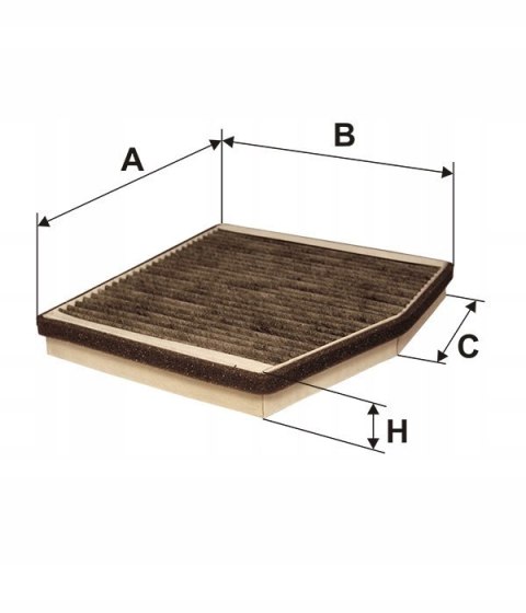 Filtron K 1104A Filtr, wentylacja przestrzeni pasażerskiej