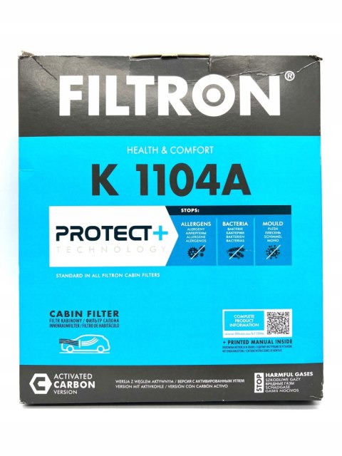 Filtron K 1104A Filtr, wentylacja przestrzeni pasażerskiej