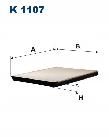 Filtron K 1107 Filtr, wentylacja przestrzeni pasażerskiej